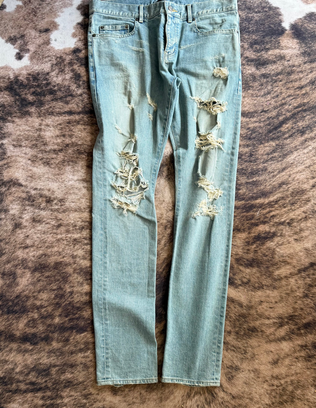 YSL 2014 Crash Denim Hedi Slimane Era