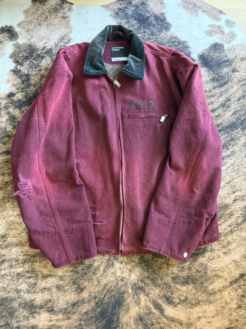 Enfants Riches Deprimes Blanket Lined Work Jacket