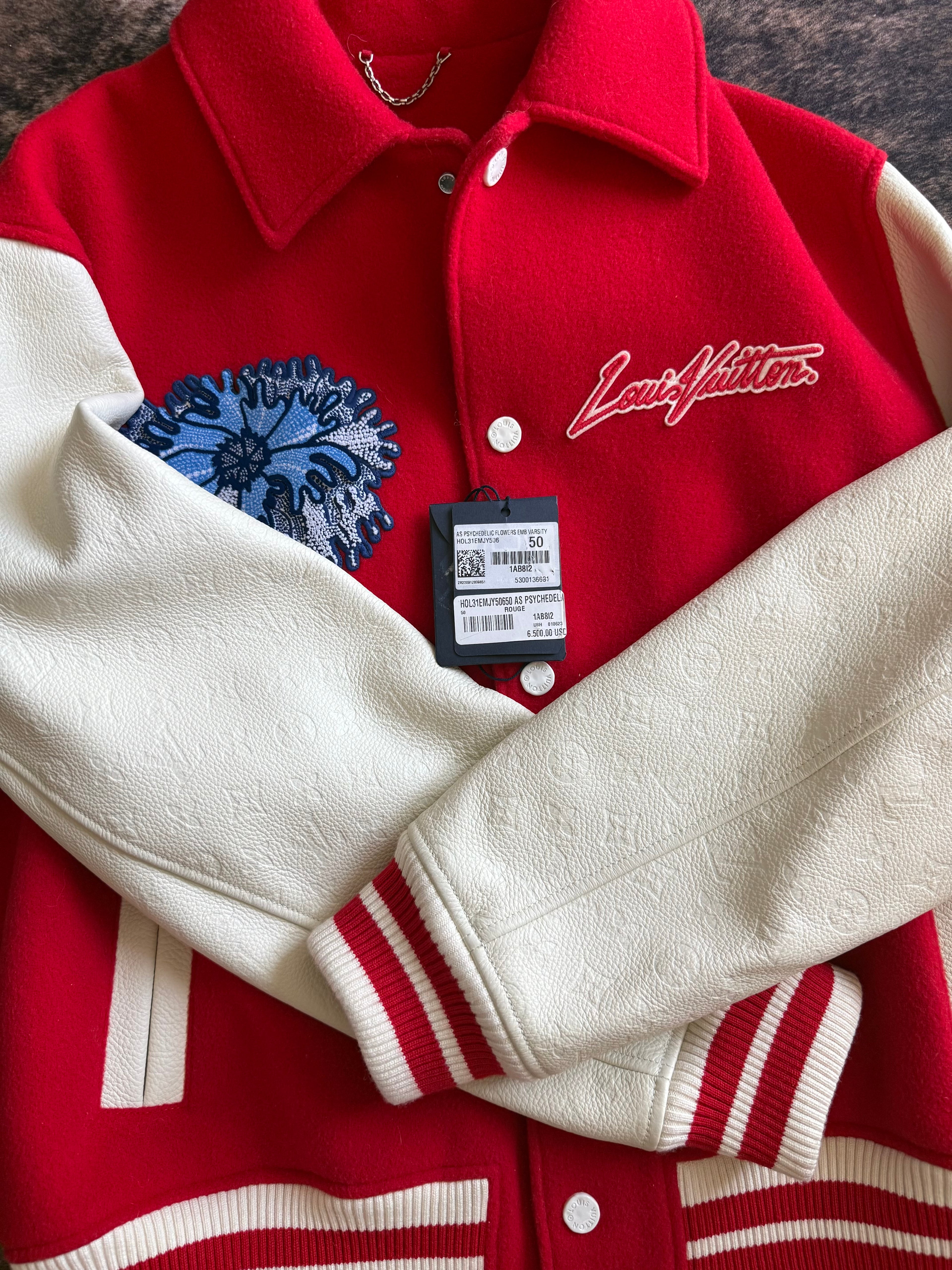 Louis Vuitton x Yayoi Kusama Psychedelic Flower Varsity Jacket