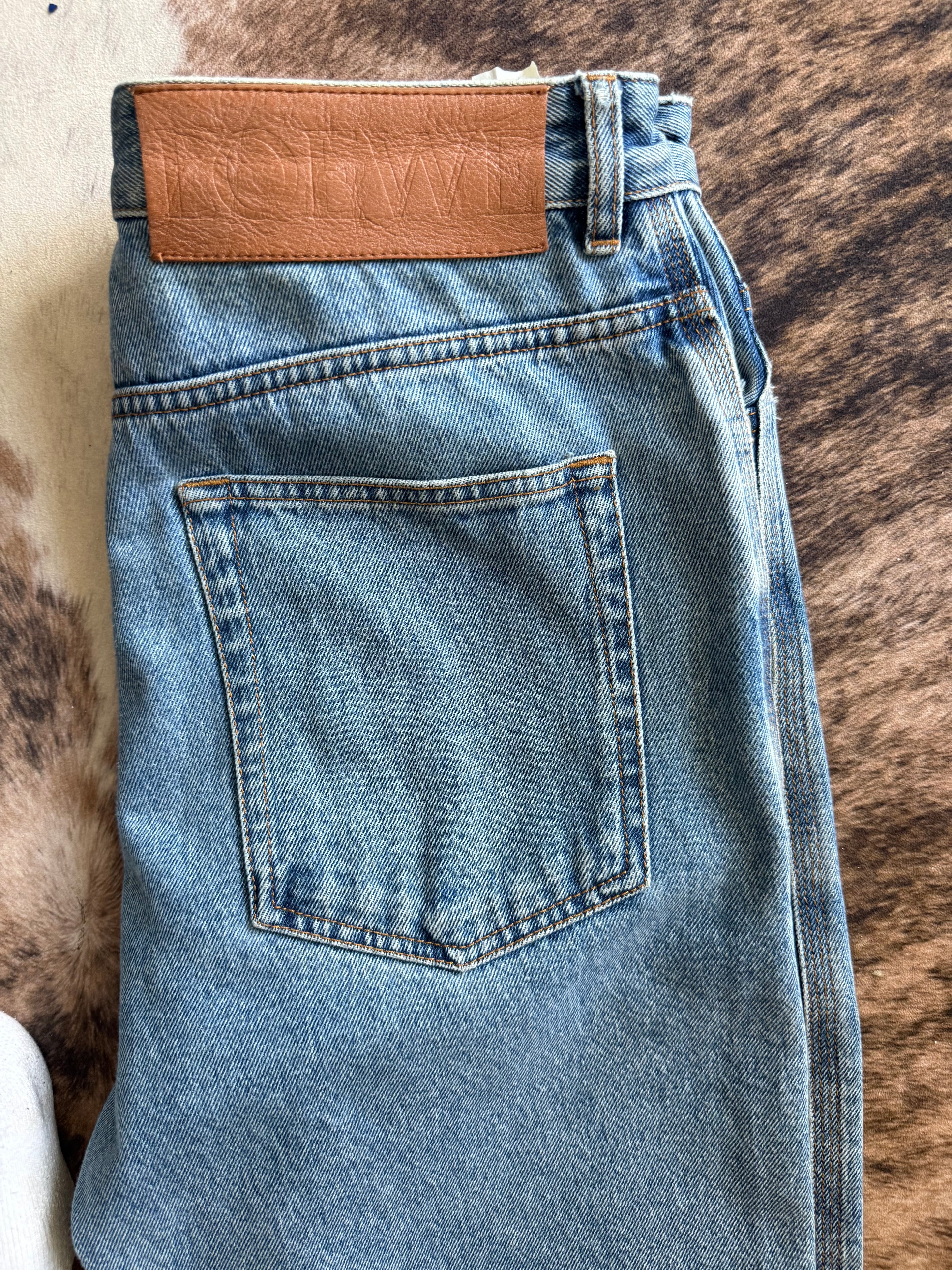 Loewe Anagram Straight-Leg Denim Jeans