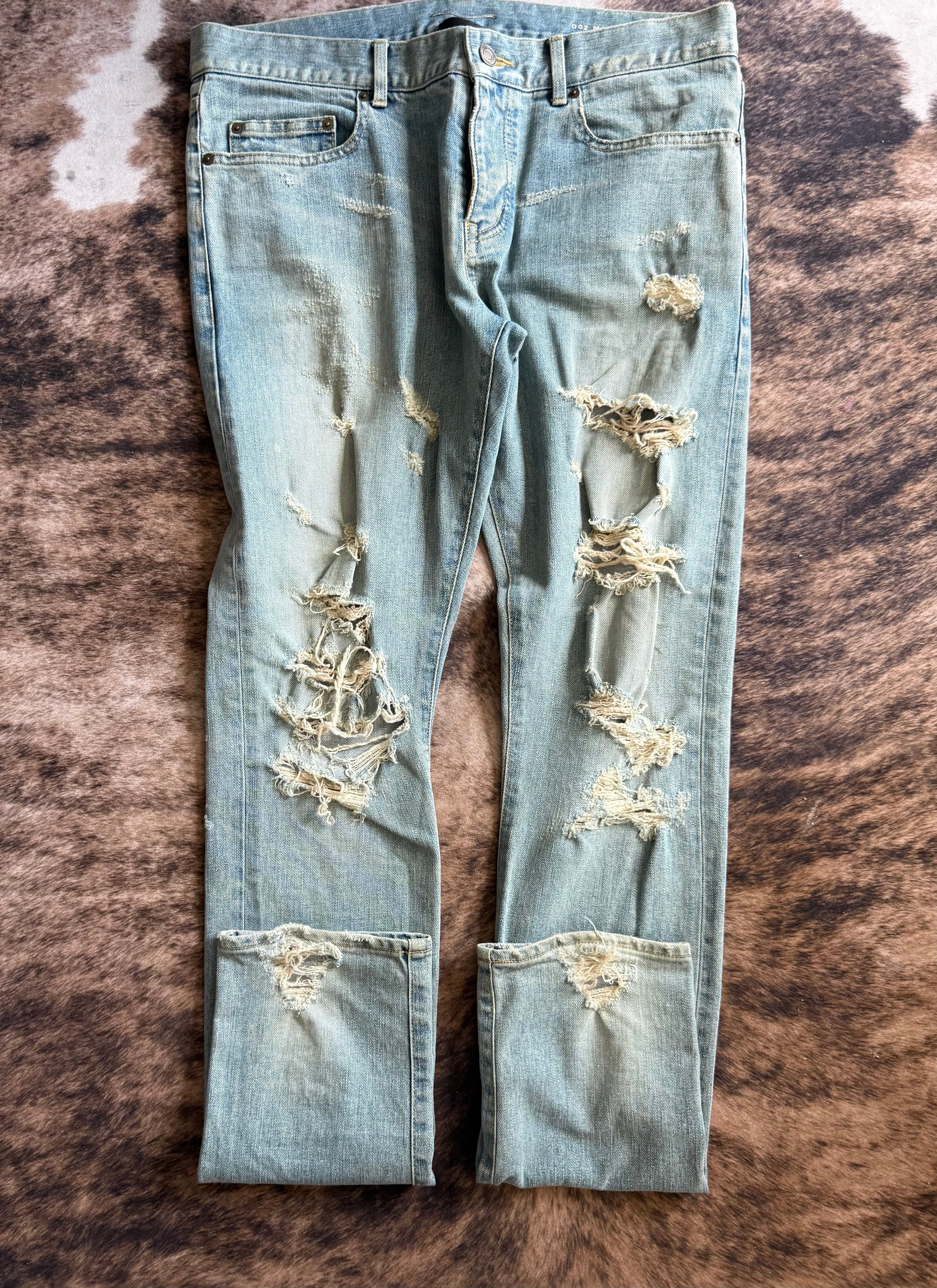 YSL 2014 Crash Denim Hedi Slimane Era