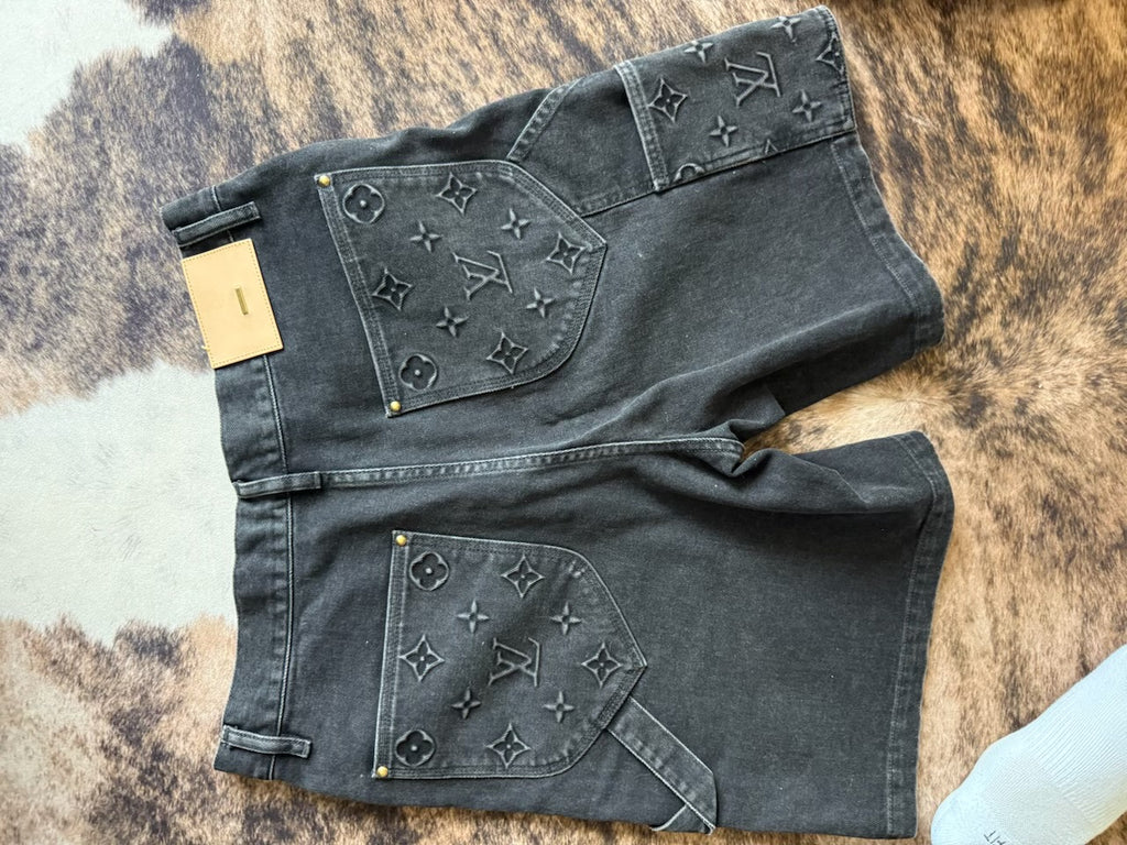 Louis Vuitton Monogram Workwear Denim Shorts