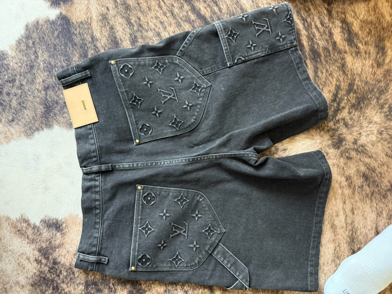 Louis Vuitton Monogram Workwear Denim Shorts